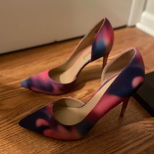 Shoedazzle Watercolor High Heels